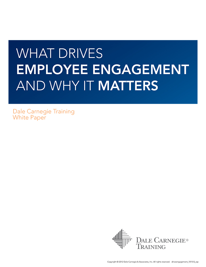 What Drives Employee Engagement